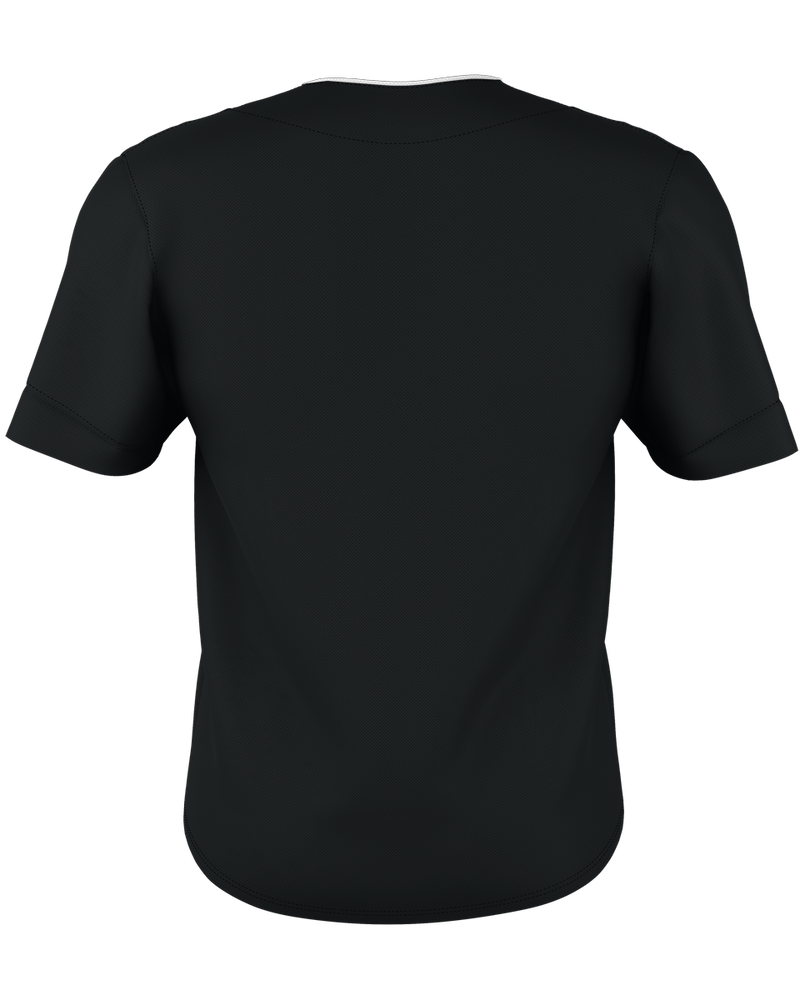 Alleson Adult Two Button Mesh Baseball Jersey With Piping