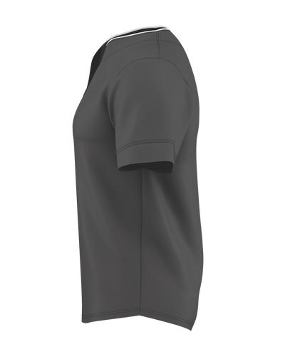 Alleson Adult Two Button Mesh Baseball Jersey With Piping