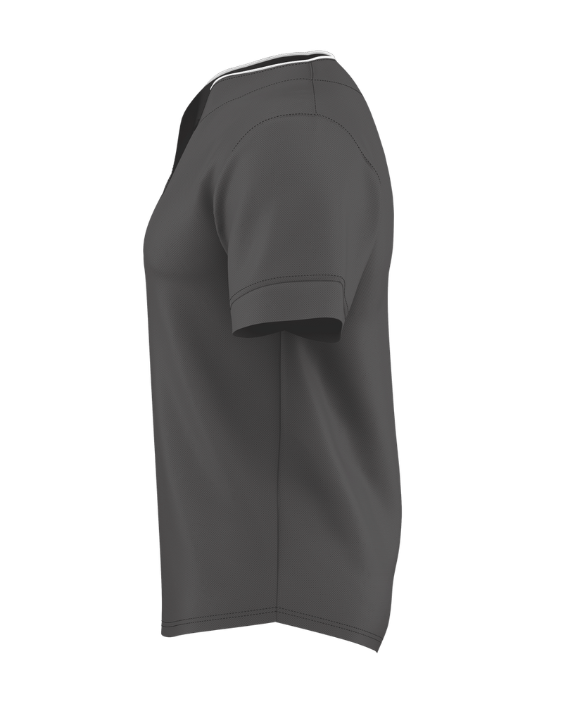 Alleson Adult Two Button Mesh Baseball Jersey With Piping