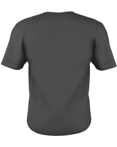 Alleson Adult Two Button Mesh Baseball Jersey With Piping