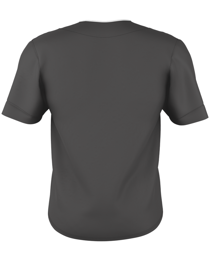 Alleson Adult Two Button Mesh Baseball Jersey With Piping