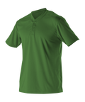 Alleson Adult Baseball 2 Button Henley Jersey Alleson