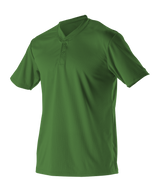 Alleson Adult Baseball 2 Button Henley Jersey Alleson