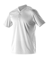 Alleson Adult Baseball 2 Button Henley Jersey Alleson