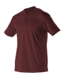 Alleson Adult Baseball 2 Button Henley Jersey Alleson