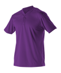 Alleson Adult Baseball 2 Button Henley Jersey Alleson