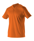 Alleson Adult Baseball 2 Button Henley Jersey Alleson