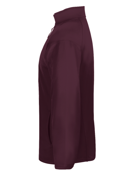 Badger Men's 1/4 Zip Perf. Fleece Badger