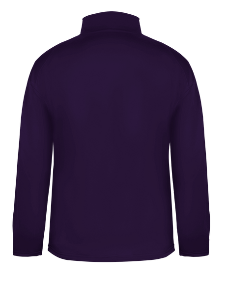 Badger Men's 1/4 Zip Perf. Fleece Badger