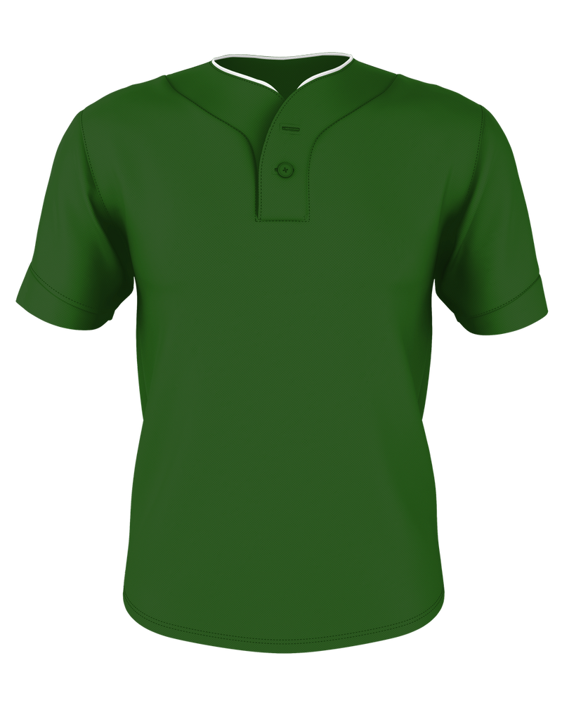 Alleson Adult Two Button Mesh Baseball Jersey With Piping
