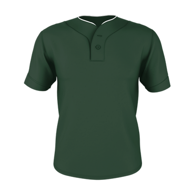 Alleson Adult Two Button Mesh Baseball Jersey With Piping