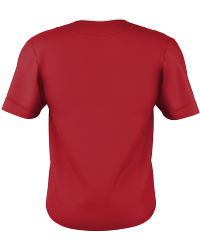 Alleson Adult Two Button Mesh Baseball Jersey With Piping