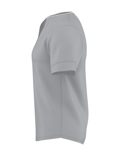 Alleson Adult Two Button Mesh Baseball Jersey With Piping