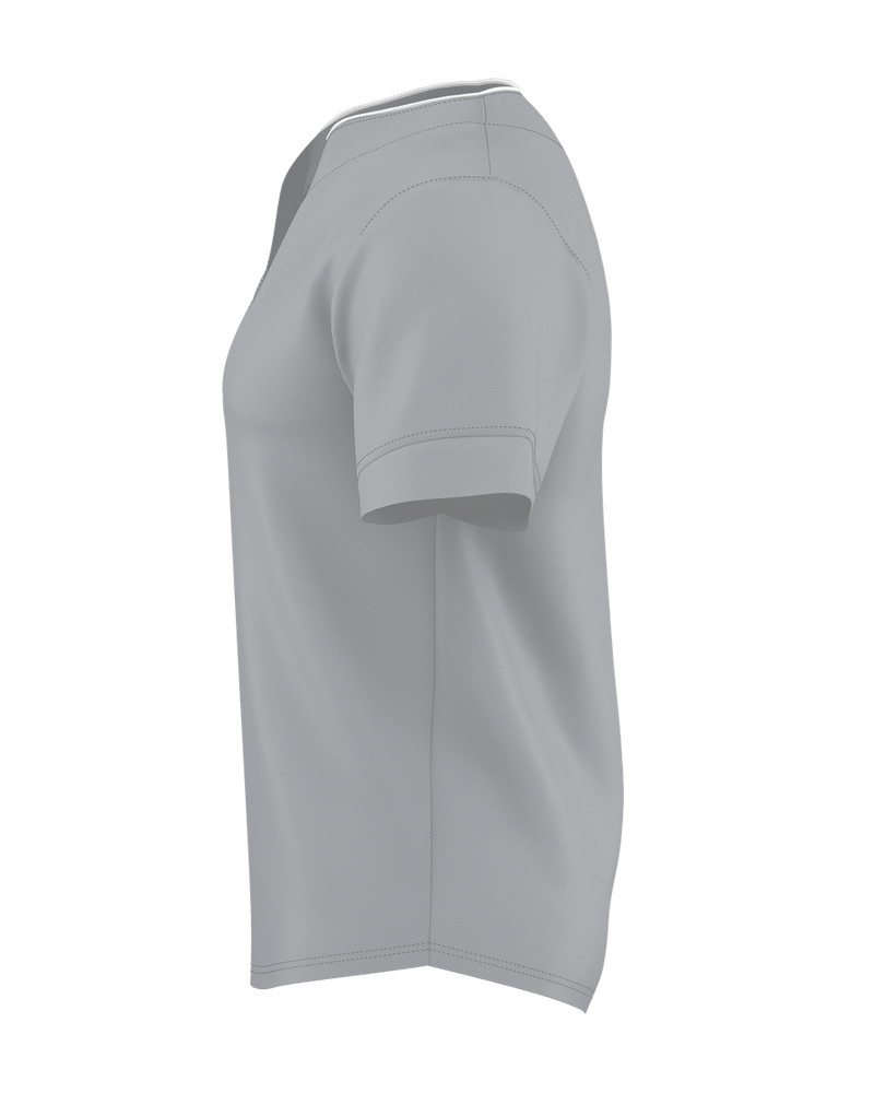 Alleson Adult Two Button Mesh Baseball Jersey With Piping