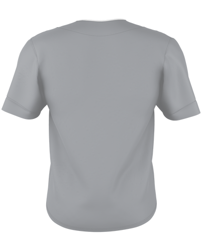 Alleson Adult Two Button Mesh Baseball Jersey With Piping