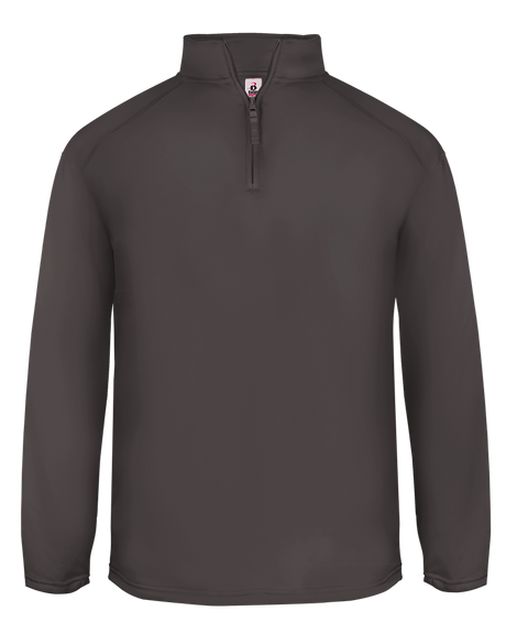 Badger Men's 1/4 Zip Perf. Fleece Badger