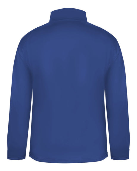 Badger Men's 1/4 Zip Perf. Fleece Badger