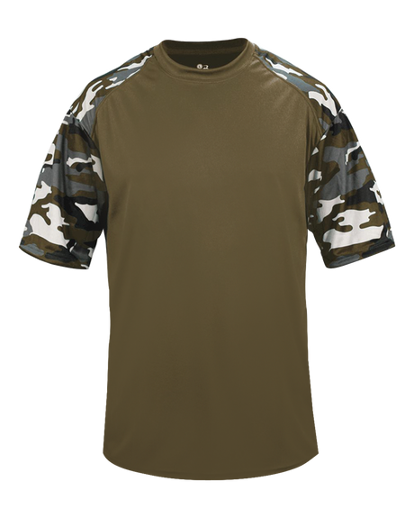 Badger Youth Camo Sport Tee Badger