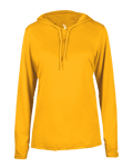 Badger 4165 Women's B-Core Long-Sleeve Hooded Tee Badger