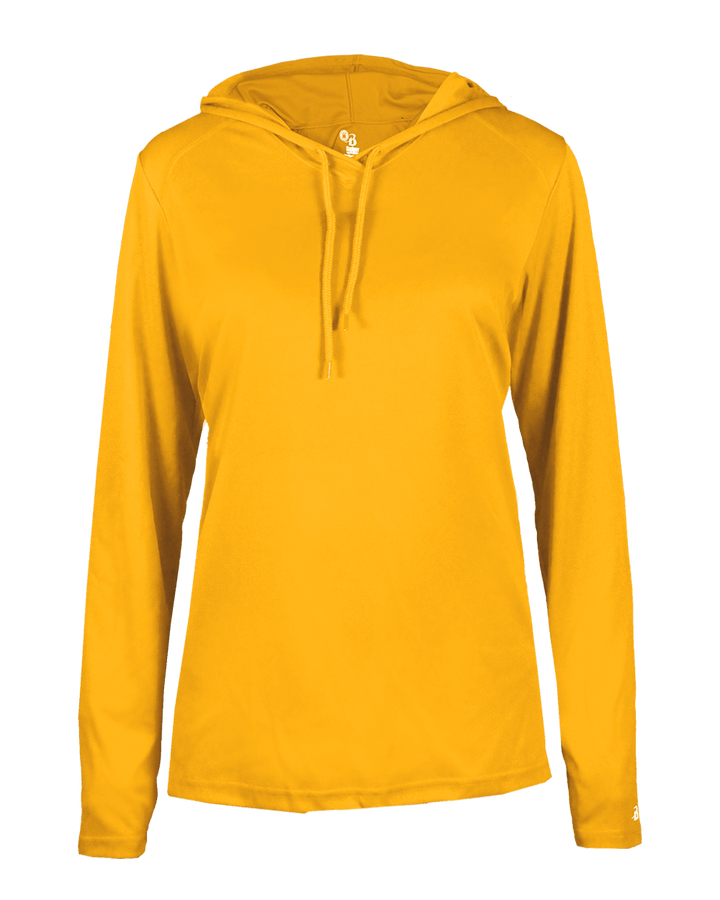 Badger 4165 Women's B-Core Long-Sleeve Hooded Tee Badger