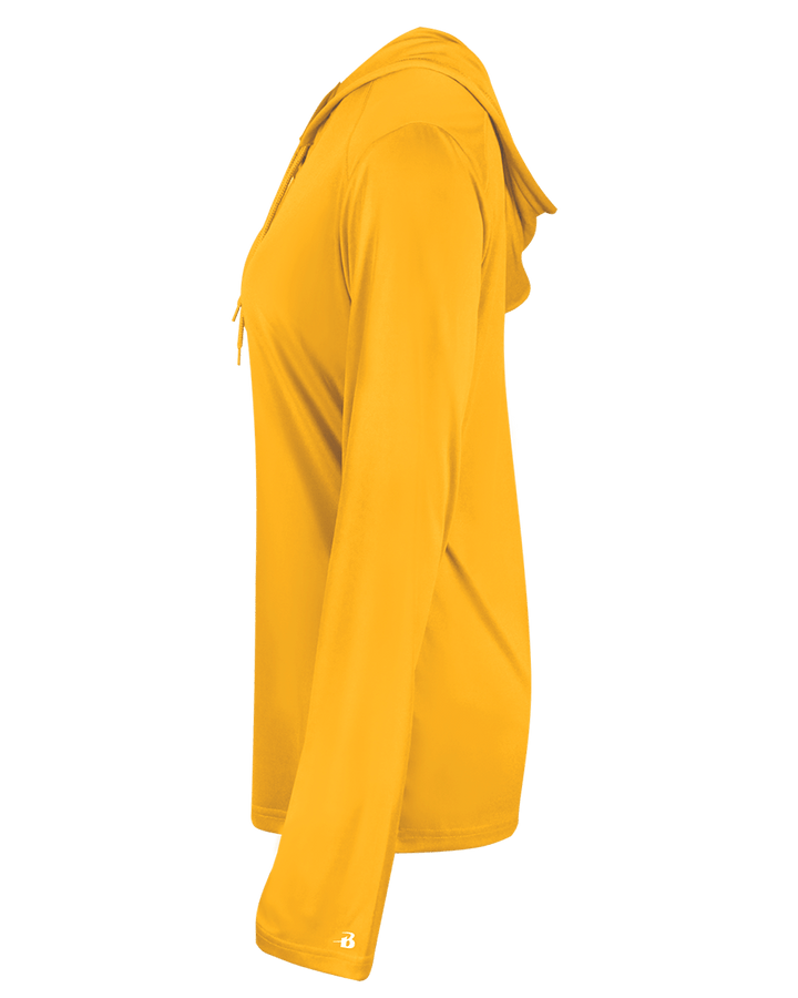 Badger 4165 Women's B-Core Long-Sleeve Hooded Tee Badger