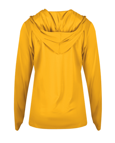 Badger 4165 Women's B-Core Long-Sleeve Hooded Tee