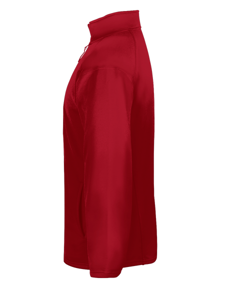 Badger Men's 1/4 Zip Perf. Fleece Badger
