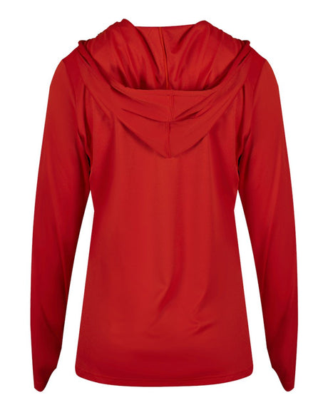 Badger 4165 Women's B-Core Long-Sleeve Hooded Tee Badger