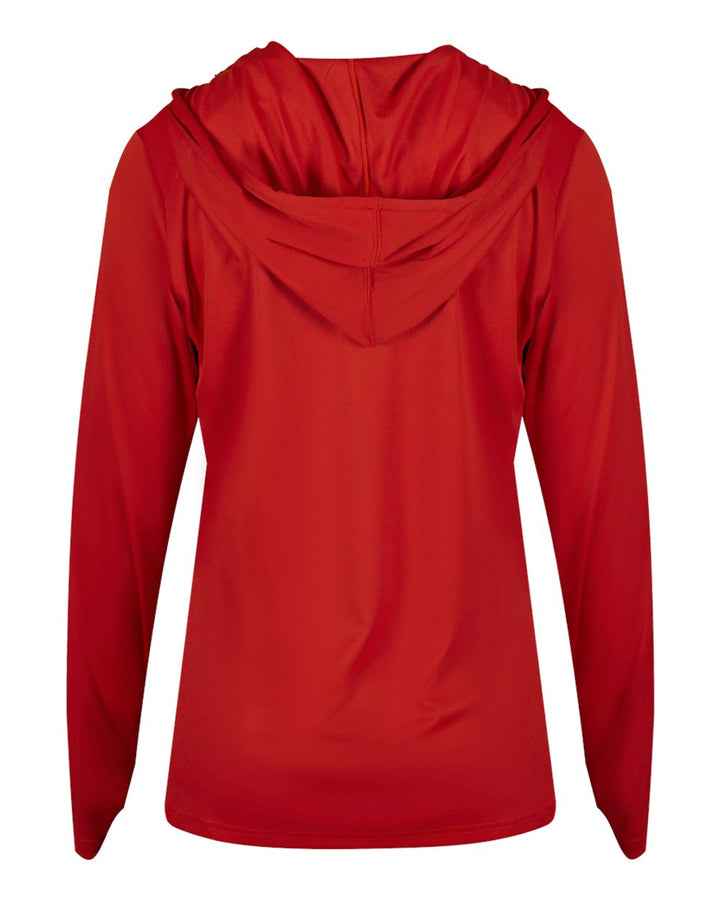 Badger 4165 Women's B-Core Long-Sleeve Hooded Tee Badger