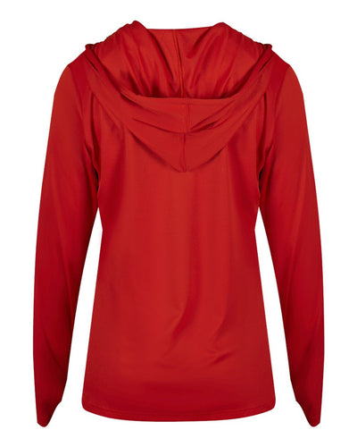Badger 4165 Women's B-Core Long-Sleeve Hooded Tee