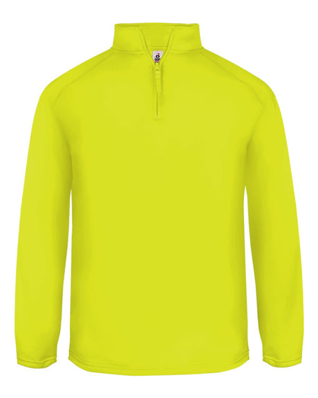 Badger Men's 1/4 Zip Perf. Fleece Badger