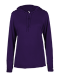 Badger 4165 Women's B-Core Long-Sleeve Hooded Tee Badger