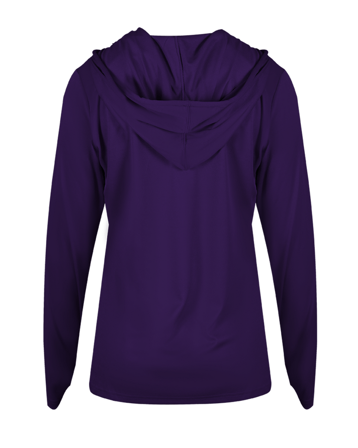 Badger 4165 Women's B-Core Long-Sleeve Hooded Tee Badger