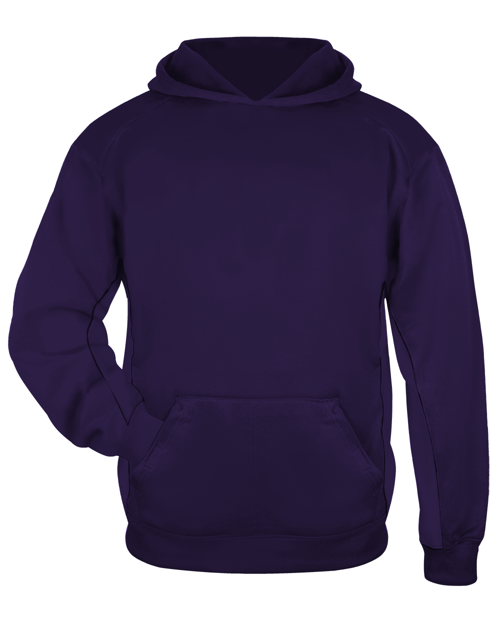Badger Youth Performance Fleece Hoodie Badger