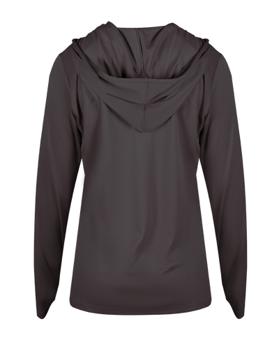 Badger 4165 Women's B-Core Long-Sleeve Hooded Tee