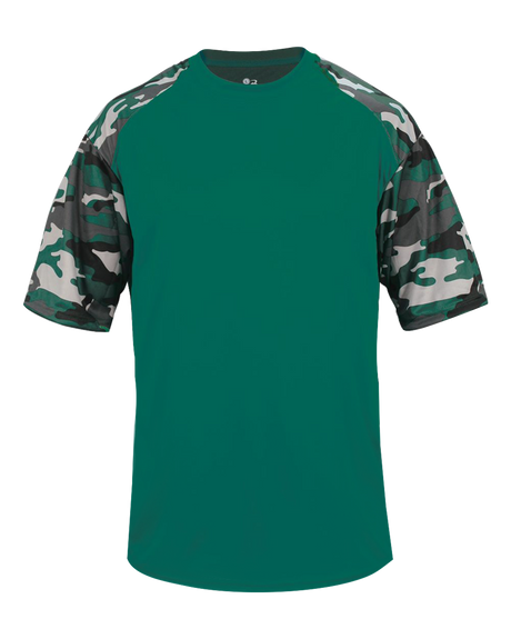 Badger Youth Camo Sport Tee Badger