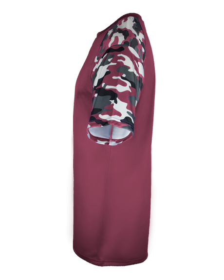 Badger Youth Camo Sport Tee Badger