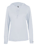 Badger 4165 Women's B-Core Long-Sleeve Hooded Tee Badger