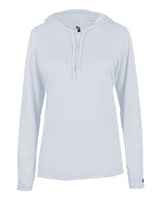 Badger 4165 Women's B-Core Long-Sleeve Hooded Tee Badger