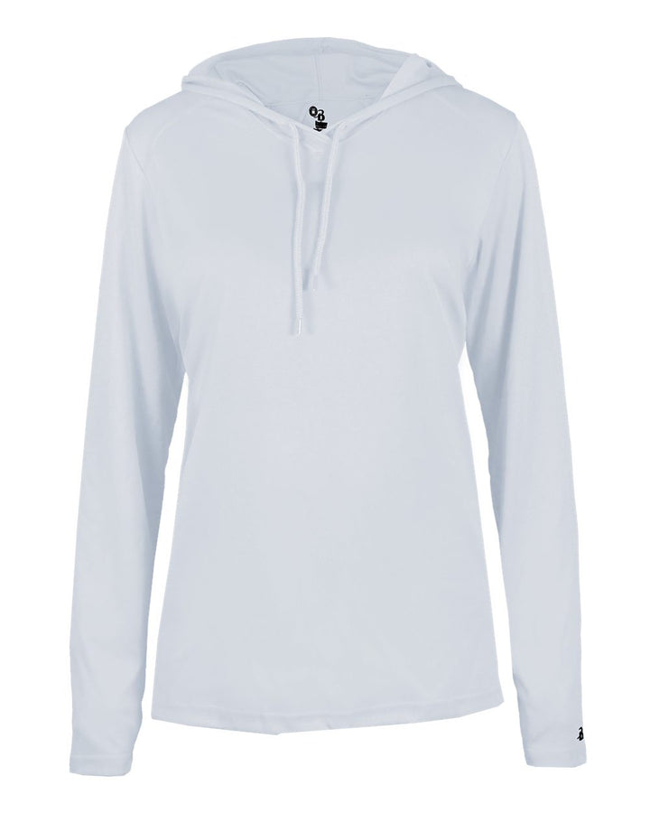 Badger 4165 Women's B-Core Long-Sleeve Hooded Tee Badger