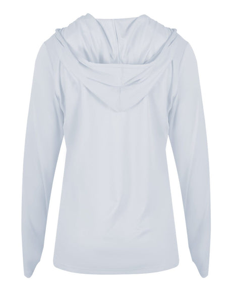 Badger 4165 Women's B-Core Long-Sleeve Hooded Tee Badger