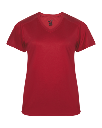 Badger Women's Ultimate Softlock V Neck Tee