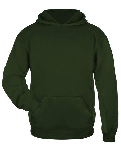 Badger Youth Performance Fleece Hoodie Badger