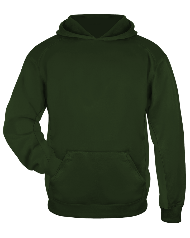 Badger Youth Performance Fleece Hoodie Badger