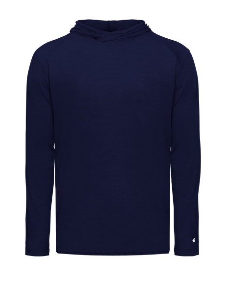 Badger Youth Tri-Blend Surplice Hoodie Tee Badger