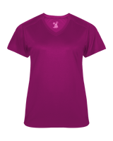 Badger Women's Ultimate Softlock V Neck Tee Badger