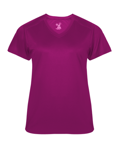 Badger Women's Ultimate Softlock V Neck Tee