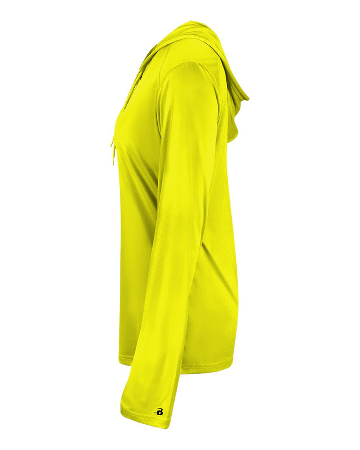 Badger 4165 Women's B-Core Long-Sleeve Hooded Tee Badger