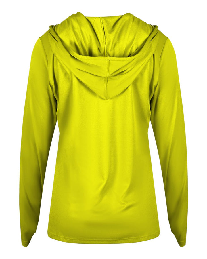 Badger 4165 Women's B-Core Long-Sleeve Hooded Tee Badger
