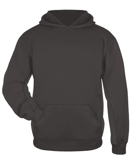 Badger Youth Performance Fleece Hoodie Badger